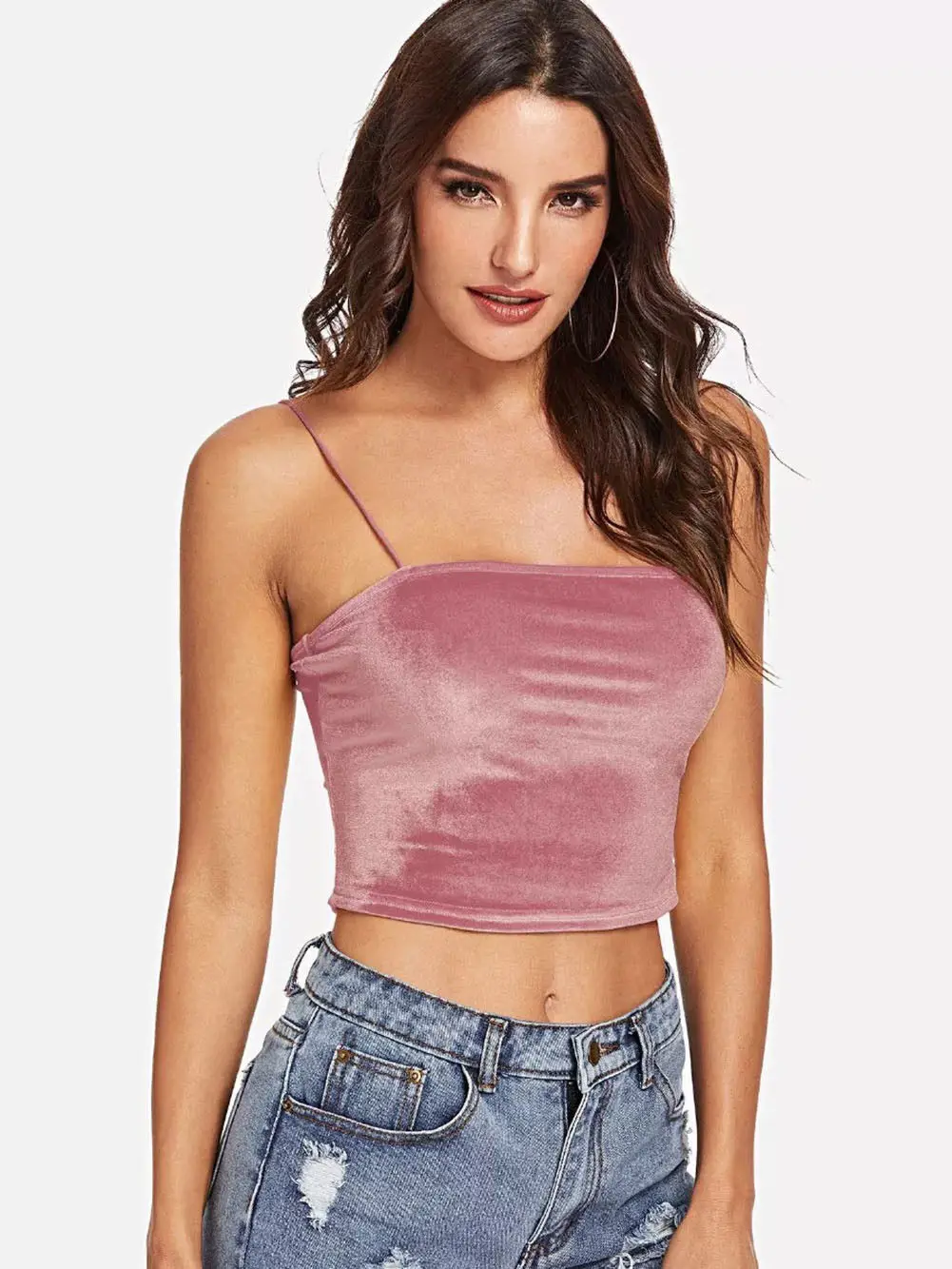 2018 Women Velvet Vest Tops Causal Crop Tops Solid Tank Tops Shirts T-shirts Sexy Clubwear
2018 Women Velvet Vest Tops Causal Crop Tops Solid Tank Tops Shirts T-shirts Sexy Clubwear