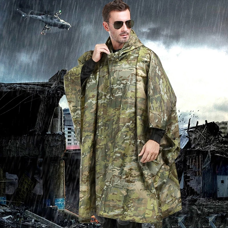 Military Camo Poncho Ligthweight Multifunctional Outdoor Sport Raincoat Waterproof Raincover For Cyclin Climbing Camping Hiking Military Camo Poncho Ligthweight Multifunctional Outdoor Sport Raincoat Waterproof Raincover For Cyclin Climbing Camping Hiking<br><br>Aliexpress