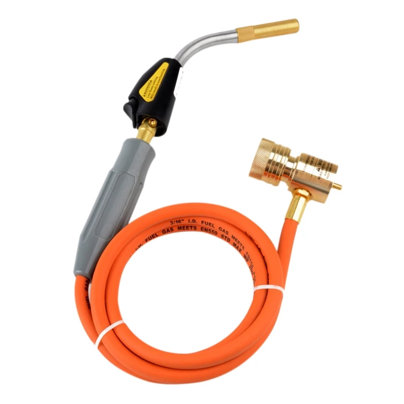 Braze Welding Torch Self Ignition 1.5M Hose Cga600 Connection Gas Torch Hand Propane Mapp Torch
Braze Welding Torch Self Ignition 1.5M Hose Cga600 Connection Gas Torch Hand Propane Mapp Torch