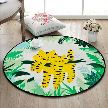 Cartoon Animals Round Room Carpet Non-Slip Rugs Pad Cute Tiger Flamingo Parrot Bear Printed Bedroom Rug Kids Room Floor Mats
Cartoon Animals Round Room Carpet Non-Slip Rugs Pad Cute Tiger Flamingo Parrot Bear Printed Bedroom Rug Kids Room Floor Mats