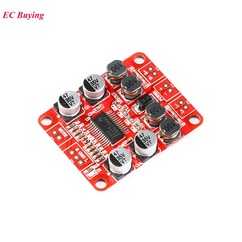 TPA3110 Digital Power Amplifier Module 2x15W Dual Channel Stereo DIY Speaker Amplifier Electronics Design PCB DC 12V
TPA3110 Digital Power Amplifier Module 2x15W Dual Channel Stereo DIY Speaker Amplifier Electronics Design PCB DC 12V