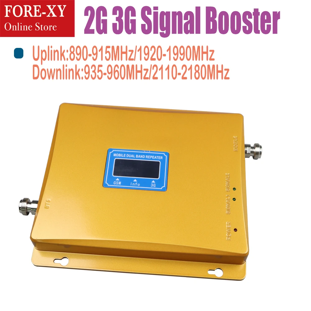 2G 3G LTE Repeater LCD 3G 2100MHz Signal Booster 65dB Gain 900mhz 2G LTE Amplifier Mobile Phone Signal Repeater for home signal
2G 3G LTE Repeater LCD 3G 2100MHz Signal Booster 65dB Gain 900mhz 2G LTE Amplifier Mobile Phone Signal Repeater for home signal