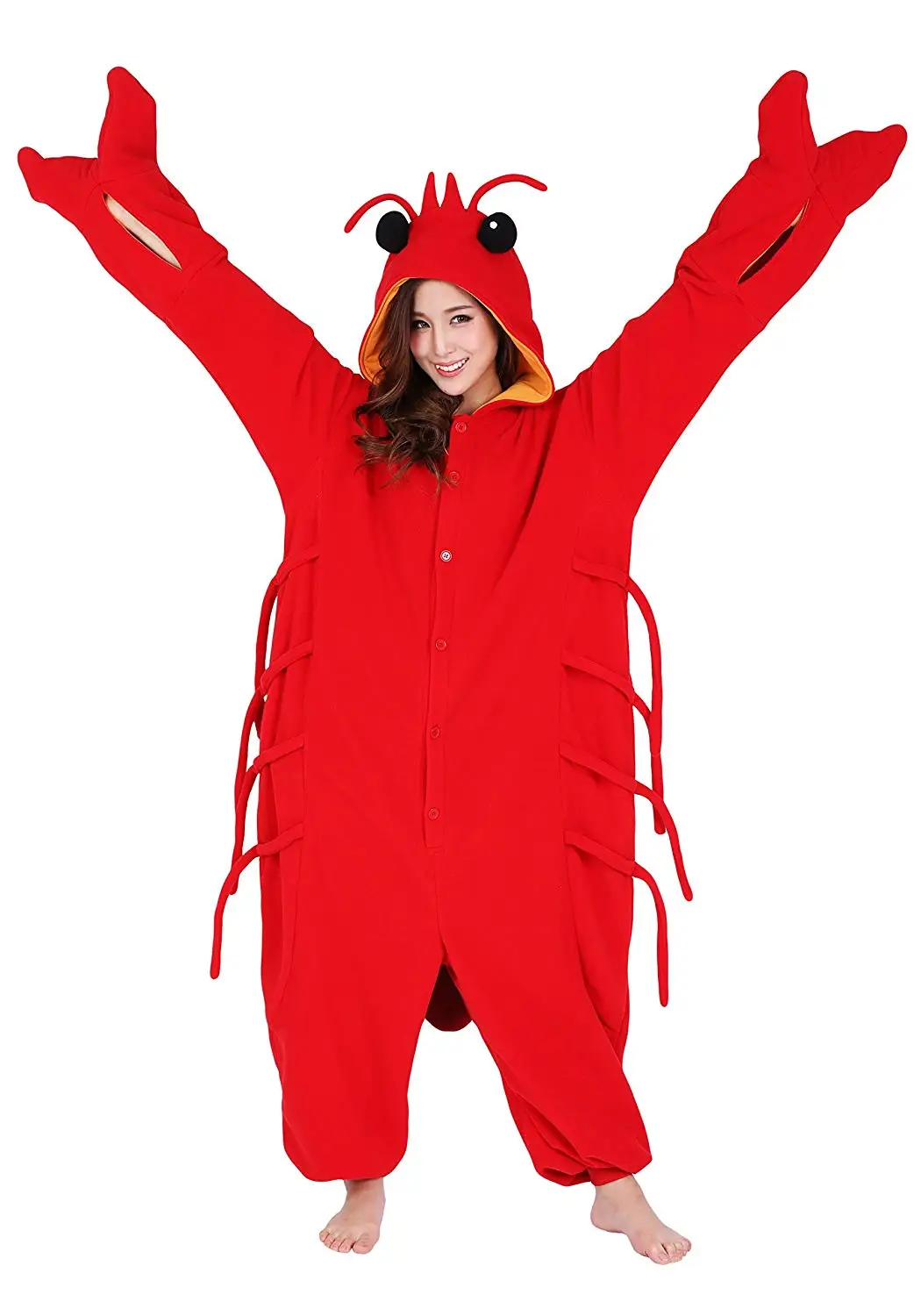 2019 Unisex Adult Kugurumi Pajamas Halloween Party Cosplay Costume Homewear Lounge Wear sleepwear Cos gift Onsie Onesie Lobster
2019 Unisex Adult Kugurumi Pajamas Halloween Party Cosplay Costume Homewear Lounge Wear sleepwear Cos gift Onsie Onesie Lobster