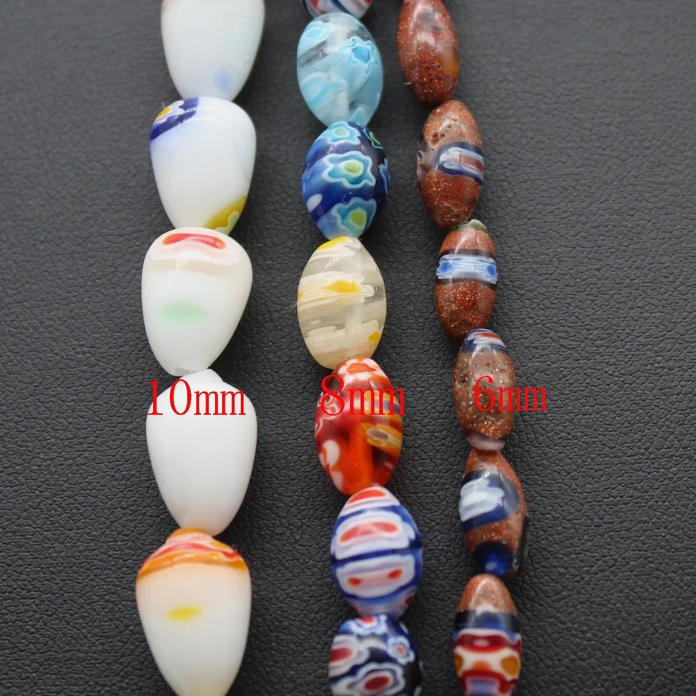6mm 8mm 10mm/lot Flower Lampwork Glass Beads Oval Shape Loose Beads For Jewelry Making DIY Necklace&Bracelet
6mm 8mm 10mm/lot Flower Lampwork Glass Beads Oval Shape Loose Beads For Jewelry Making DIY Necklace&Bracelet