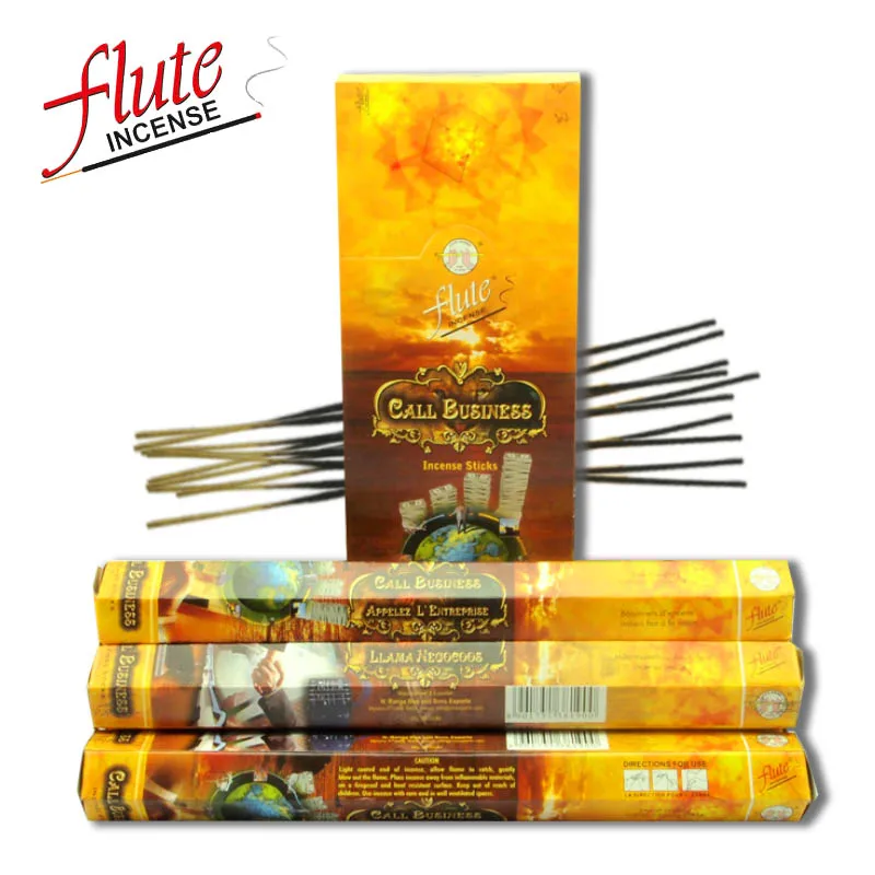 FLUTE 20 Sticks/Pack Call Business Luck Cored Incense Sticks Handmade From Indian Burning in Office For Meditation
FLUTE 20 Sticks/Pack Call Business Luck Cored Incense Sticks Handmade From Indian Burning in Office For Meditation