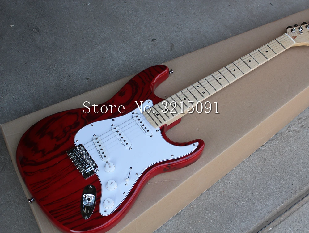 Factory Custom Red Body Electric Guitar with White Pickguard,3 Pickups,Maple Neck,Chrome Hardwares,Offer Customized
Factory Custom Red Body Electric Guitar with White Pickguard,3 Pickups,Maple Neck,Chrome Hardwares,Offer Customized