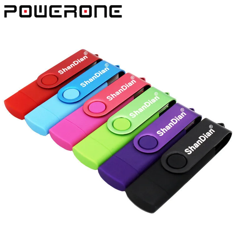 POWERONE Usb 2.0 OTG USB flash drive Smart Phone Tablet PC 4GB 8GB 16GB 32GB 64GB 128GB Pendrives OTG Real Capacity Usb stick
POWERONE Usb 2.0 OTG USB flash drive Smart Phone Tablet PC 4GB 8GB 16GB 32GB 64GB 128GB Pendrives OTG Real Capacity Usb stick