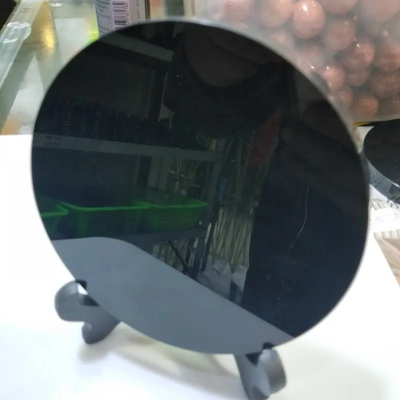 DHXYZB 15cm natural black obsidian plate fengshui scrying mirror black obsidian stone circle disk reiki healing crystal stones
DHXYZB 15cm natural black obsidian plate fengshui scrying mirror black obsidian stone circle disk reiki healing crystal stones