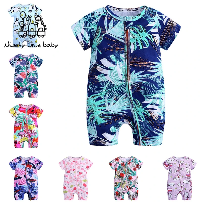 Short Sleeved Zip Baby Romper Cotton Newborn Body Suit Baby Pajama Boys Animal Cartoon Flower Printed Rompers Baby Kid Clothes
Short Sleeved Zip Baby Romper Cotton Newborn Body Suit Baby Pajama Boys Animal Cartoon Flower Printed Rompers Baby Kid Clothes