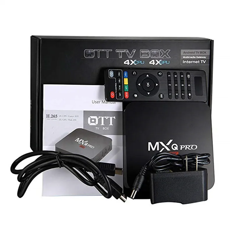 1743 HDMI MXS Plus TV BOX Quad Core Android 5.1 Wifi 5V//2A 8GB EMMC 1GB DDR3