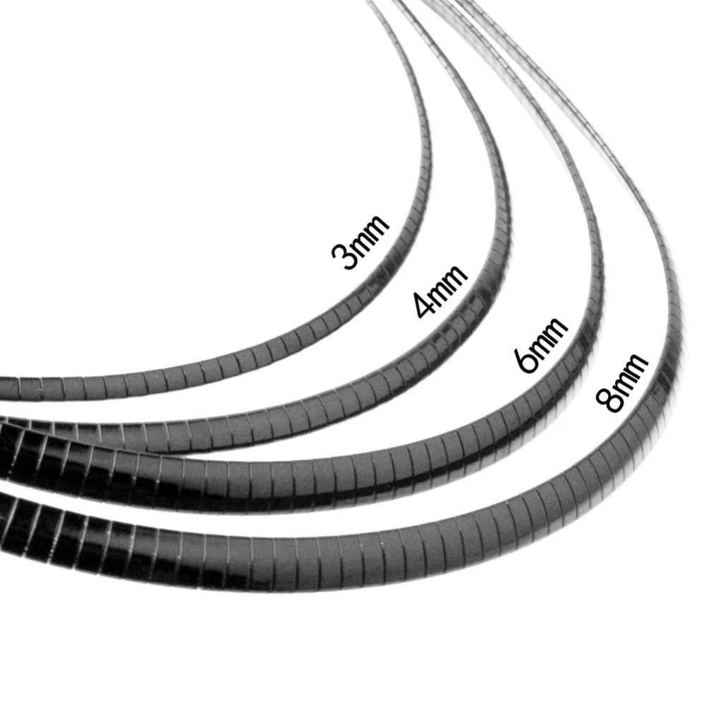 Granny Chic 3/4/6/8mm Black Necklace Women Stainless Steel Chain Choker Necklaces For Women Chocker Collars Jewellery Wholesale
Granny Chic 3/4/6/8mm Black Necklace Women Stainless Steel Chain Choker Necklaces For Women Chocker Collars Jewellery Wholesale