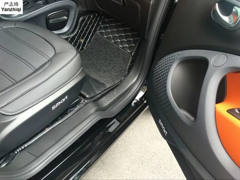 Carbon fiber doorsill sticker door shaving protection sticker Seat kicking anti dirty sticke For 2015-2017 Smart Forfour Fortwo
Carbon fiber doorsill sticker door shaving protection sticker Seat kicking anti dirty sticke For 2015-2017 Smart Forfour Fortwo