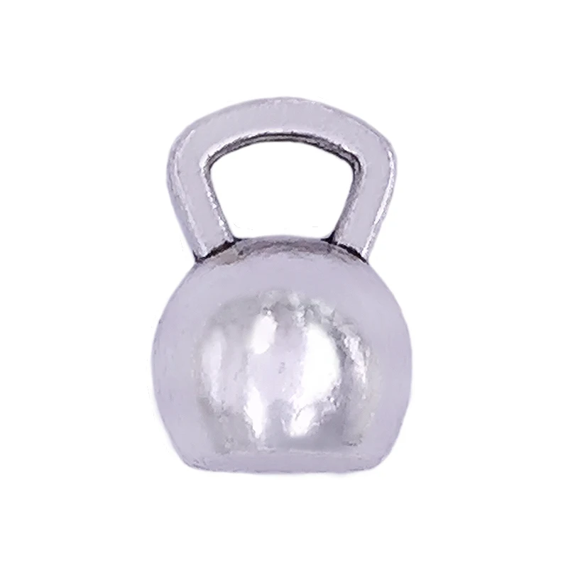 100 pcs/lot Alloy Antique Silver Plated Crossfit Fitness Kettlebells Jewelry Pendants
100 pcs/lot Alloy Antique Silver Plated Crossfit Fitness Kettlebells Jewelry Pendants