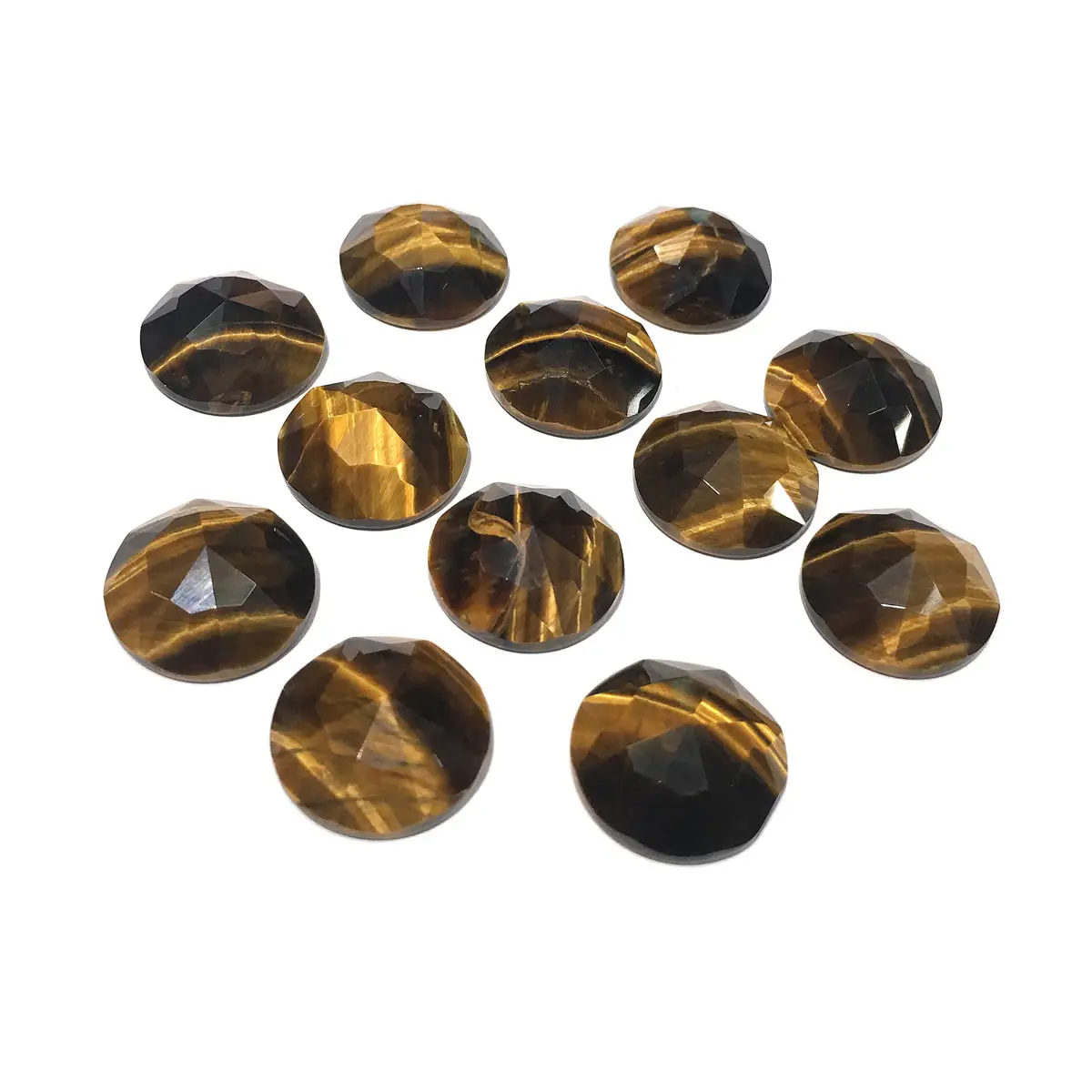 10 PCS Section Surface Tiger Eye Stone Stone Cabochon No Hole for Making Jewelry Size 16mm
10 PCS Section Surface Tiger Eye Stone Stone Cabochon No Hole for Making Jewelry Size 16mm