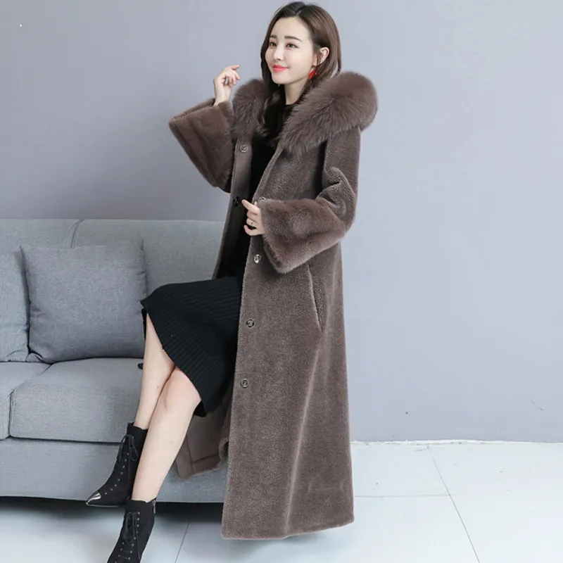 Winter Jacket Women 2018 New Medium Long Thickening Female Fake Fur Coat High-Grade Large Size Fur Collar Ladies Fur Coat Cw345
Winter Jacket Women 2018 New Medium Long Thickening Female Fake Fur Coat High-Grade Large Size Fur Collar Ladies Fur Coat Cw345