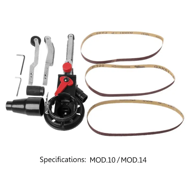 Mini DIY Sander Sanding Belt Head Adapter For M10/M14 Electric Drill Angle Grinder Machine Sharpener Engraver
Mini DIY Sander Sanding Belt Head Adapter For M10/M14 Electric Drill Angle Grinder Machine Sharpener Engraver