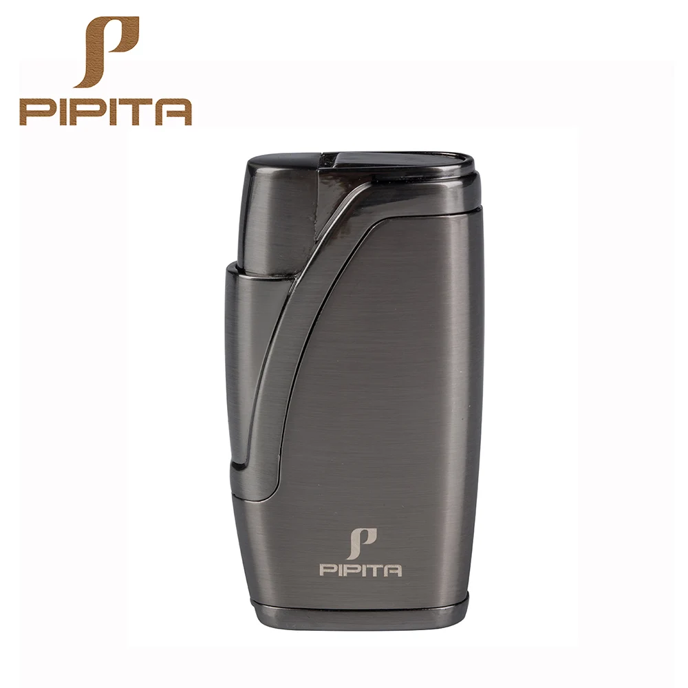 PIPITA Cigar Torch Lighters Windproof Lighter 2 Jet Torch Flame Refillable Inflatable Cigarette Metal Butane Gas Punch Lighter
PIPITA Cigar Torch Lighters Windproof Lighter 2 Jet Torch Flame Refillable Inflatable Cigarette Metal Butane Gas Punch Lighter