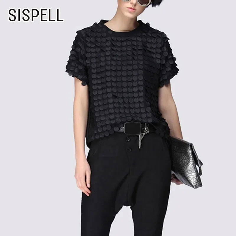 SISPELL O Neck Solid T Shirt For Women Short Sleeve Casual Patchwork Clothing Top Female Fashion New Tide 2019 Summer
SISPELL O Neck Solid T Shirt For Women Short Sleeve Casual Patchwork Clothing Top Female Fashion New Tide 2019 Summer