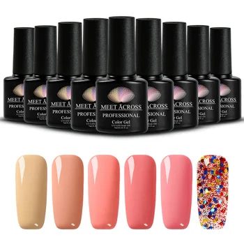 MEET ACROSS 6Pcs/set Nail Gel Glitter LED UV Gel Manicure Shiny Sequins Soak Off Gel Nail Polish Vernis Semi Permanent
MEET ACROSS 6Pcs/set Nail Gel Glitter LED UV Gel Manicure Shiny Sequins Soak Off Gel Nail Polish Vernis Semi Permanent