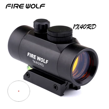 FIRE WOLF 1x40 Red Dot Sight Riflescope 11/20mm Rail Mount For Shotgun Rifle With Bubble Level Ak 47 Scope Laser
FIRE WOLF 1x40 Red Dot Sight Riflescope 11/20mm Rail Mount For Shotgun Rifle With Bubble Level Ak 47 Scope Laser