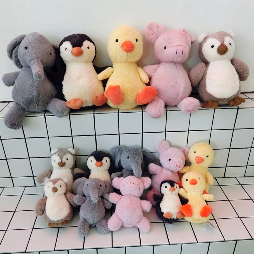 22/32cm 5 Different Styles Animal Plush Stuffed Toys Kawaii Duck Elephant Penguin Dolls Gifts for Girls & Baby Kids Brinquedo 
22/32cm 5 Different Styles Animal Plush Stuffed Toys Kawaii Duck Elephant Penguin Dolls Gifts for Girls & Baby Kids Brinquedo
