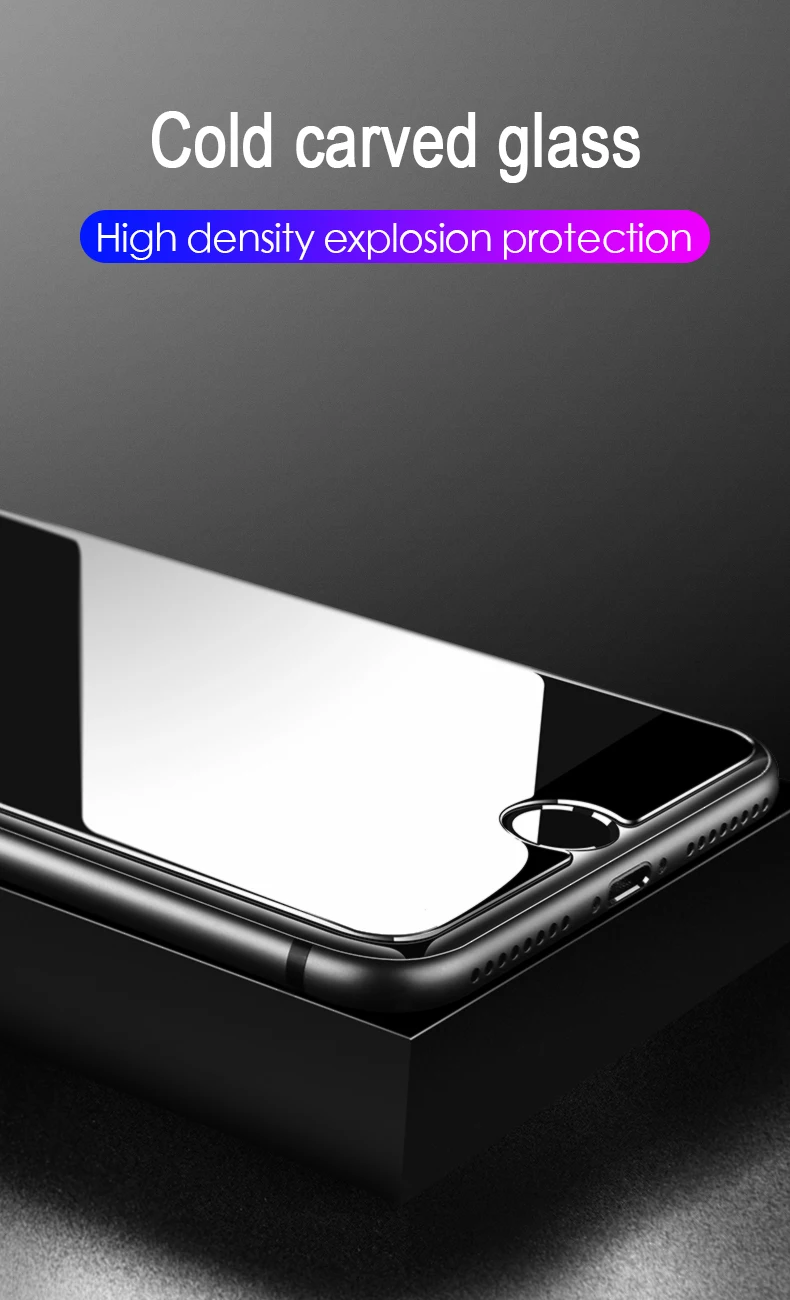 Screen Protector Tempered Glass For iPhone 12 Pro Max 11 Pro XS Max XR X Protective Glass For iPhone SE 2020 6 6S 8 7 Plus 5S 5
