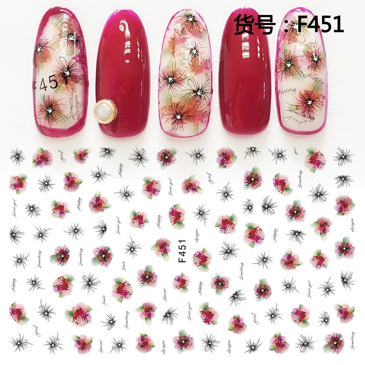 1pcs 3D Nail Art Sticker Nail Tips Decal Back Glue Adhesive Sticker Red Valentine's Flowers Manicure Sticker Tips F451
1pcs 3D Nail Art Sticker Nail Tips Decal Back Glue Adhesive Sticker Red Valentine's Flowers Manicure Sticker Tips F451