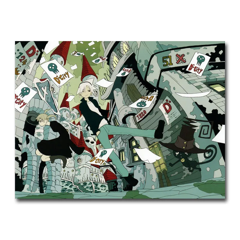 Art Silk Or Canvas Print Soul Eater Anime Poster 13x18 24x32 inch For Room Decor Decoration-003
Art Silk Or Canvas Print Soul Eater Anime Poster 13x18 24x32 inch For Room Decor Decoration-003