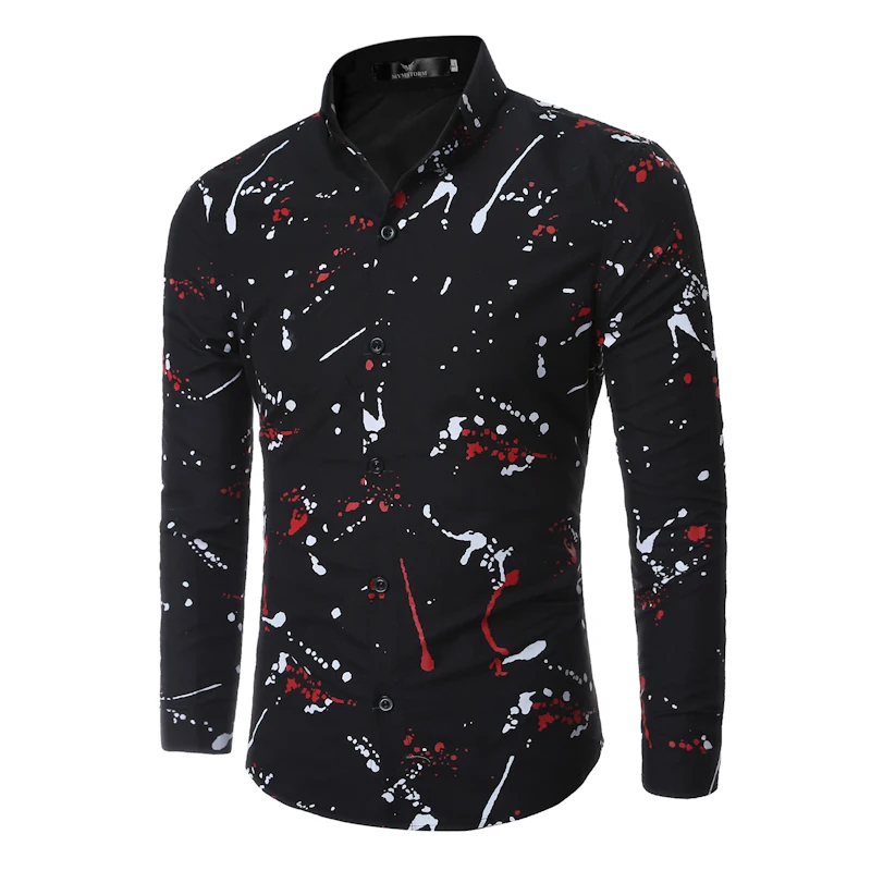 Men summer fashion breathable shirt Men's Luxury Slim Fit Floral Shirt Long Sleeve Casual Shirts Artist painting Tops clothes
Men summer fashion breathable shirt Men's Luxury Slim Fit Floral Shirt Long Sleeve Casual Shirts Artist painting Tops clothes