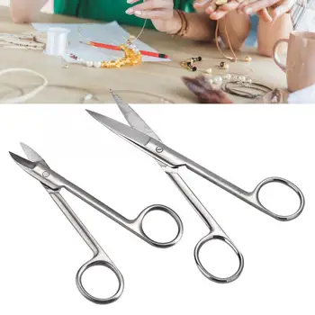 Pro Jewelry Making Cutter Tools Stainless Steel Curved Flat Shears Welding Scissor Sheet Jewelry Making Tools for Jeweler
Pro Jewelry Making Cutter Tools Stainless Steel Curved Flat Shears Welding Scissor Sheet Jewelry Making Tools for Jeweler