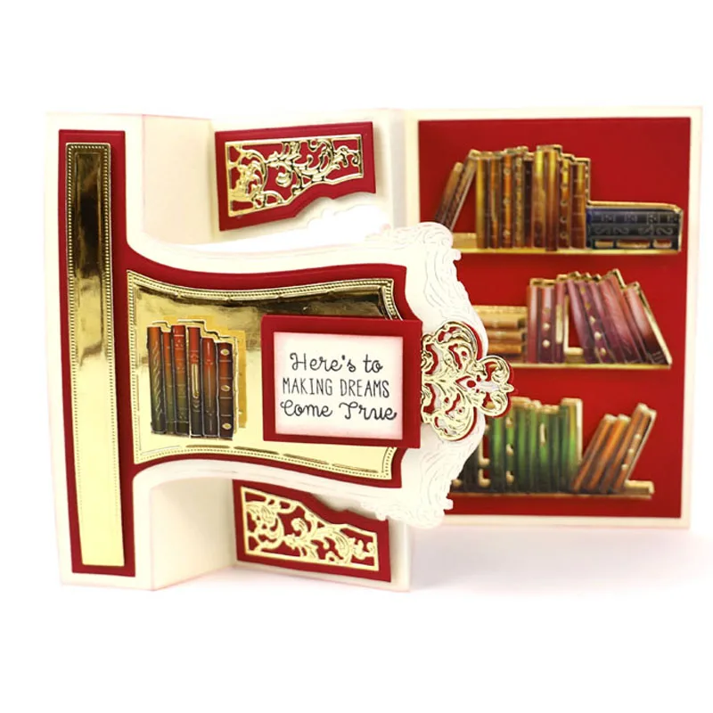Book Booshelf Metal Cutting Dies Stencils For DIY Scrapbooking Photo Album Decorative Embossing Paper Cards Crafts Die Cut 2019
Book Booshelf Metal Cutting Dies Stencils For DIY Scrapbooking Photo Album Decorative Embossing Paper Cards Crafts Die Cut 2019