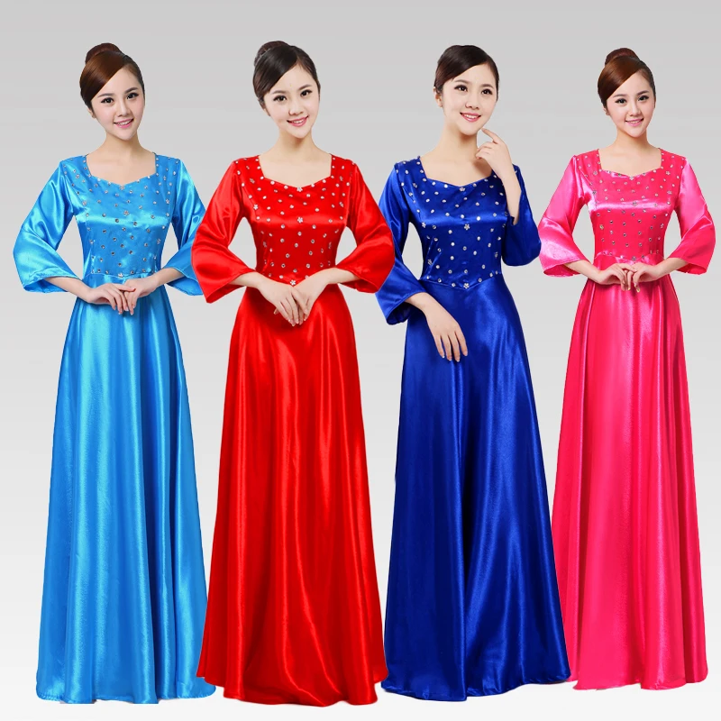 New Adult Chorus Performance Costume Long Recitation Chorus Ensemble Welcome Ceremony Stage Performance Dress Women
New Adult Chorus Performance Costume Long Recitation Chorus Ensemble Welcome Ceremony Stage Performance Dress Women