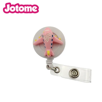 Pink Airplane ID Badge Reel Working Nurse Medical Holder
Pink Airplane ID Badge Reel Working Nurse Medical Holder