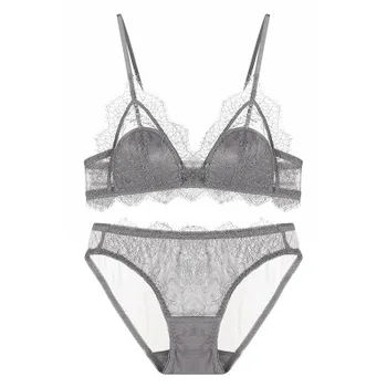women lingerie women bra set French Eyelash Lace No Steel Ring Bra Set Thin Cup Bra Triangle Cup Sexy Underwear Set
women lingerie women bra set French Eyelash Lace No Steel Ring Bra Set Thin Cup Bra Triangle Cup Sexy Underwear Set