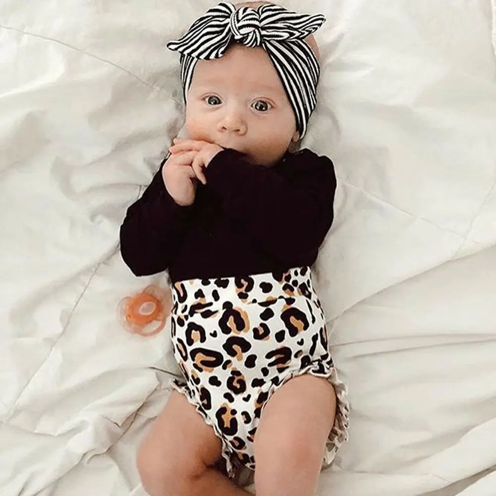 Casual Newborn Infant Baby Girls Leopard print Clothes Top Romper Short Pants Headband Outfit
Casual Newborn Infant Baby Girls Leopard print Clothes Top Romper Short Pants Headband Outfit
