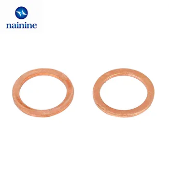 50/100Pcs DIN7603 M10*14*1 T3 Copper Sealing Washer Gasket Sump Plug Oil For Boat Crush Washer Flat Seal Ring Fitting HW169
50/100Pcs DIN7603 M10*14*1 T3 Copper Sealing Washer Gasket Sump Plug Oil For Boat Crush Washer Flat Seal Ring Fitting HW169