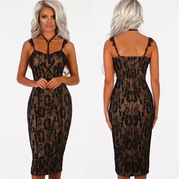 New Women Dress Black Floral Sleeveless Lace Rayon Bandage Dress High Quality Party Bodycon Dress
New Women Dress Black Floral Sleeveless Lace Rayon Bandage Dress High Quality Party Bodycon Dress