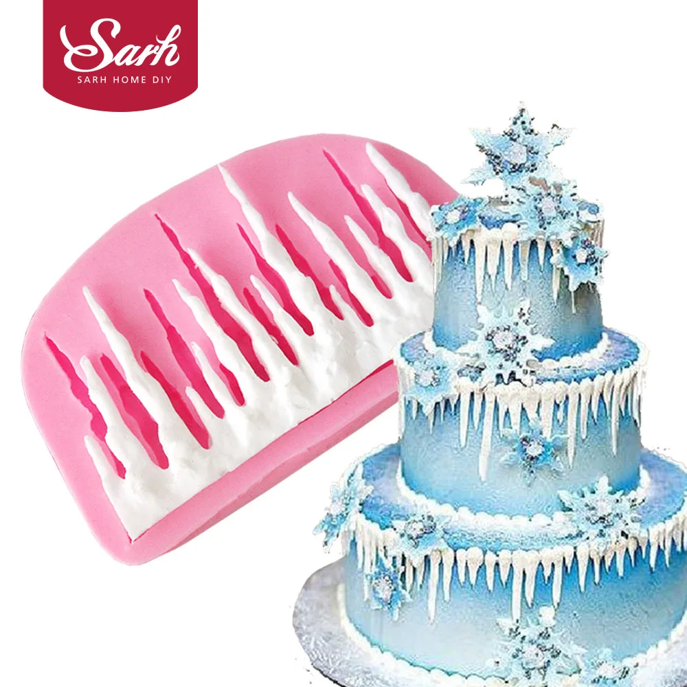 Icicle Ice Fondant Cake Molds Chocolate Mould for the Kitchen Baking Sugarcraft Decoration Tools M1117
Icicle Ice Fondant Cake Molds Chocolate Mould for the Kitchen Baking Sugarcraft Decoration Tools M1117