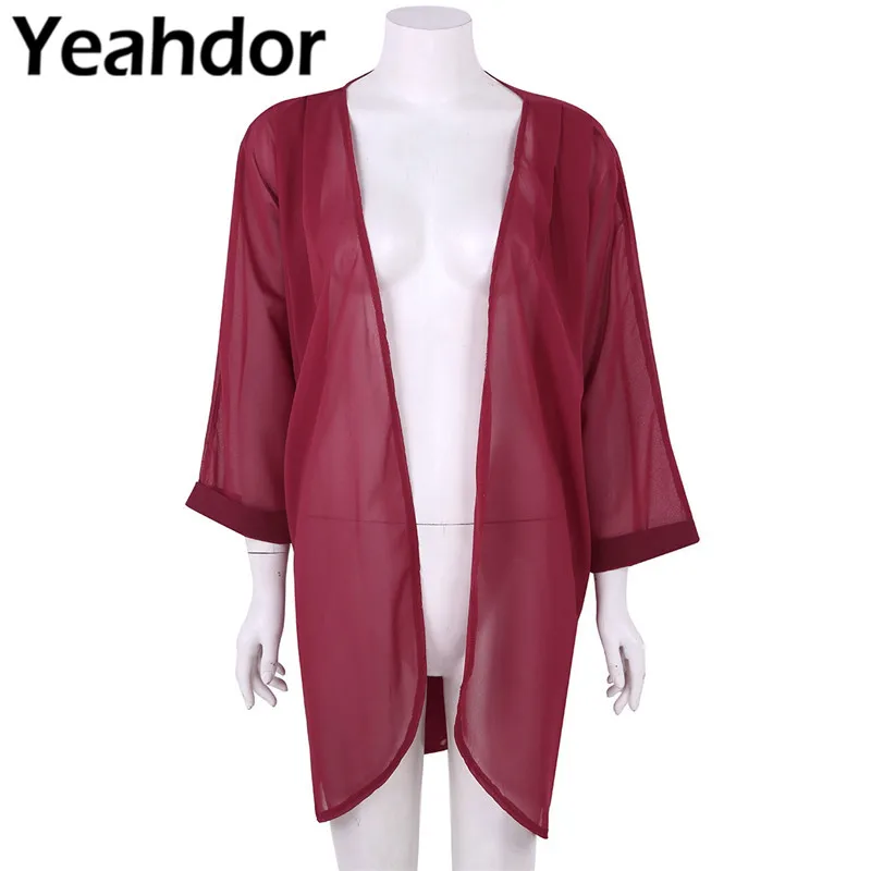 Women Summer Long Sleeves Open Front Ruffled Loose Shawl Cardigan Bolero Shrug Chiffon Cover Up for Wedding Party Evenigng Dress
Women Summer Long Sleeves Open Front Ruffled Loose Shawl Cardigan Bolero Shrug Chiffon Cover Up for Wedding Party Evenigng Dress