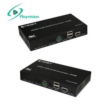 Playvision HDBaseT HDMI USB KVM Extender 100m over Cat5e/Cat6 support HDMI2.0 HDCP2.2 USB2.0 4k IR RS232
Playvision HDBaseT HDMI USB KVM Extender 100m over Cat5e/Cat6 support HDMI2.0 HDCP2.2 USB2.0 4k IR RS232