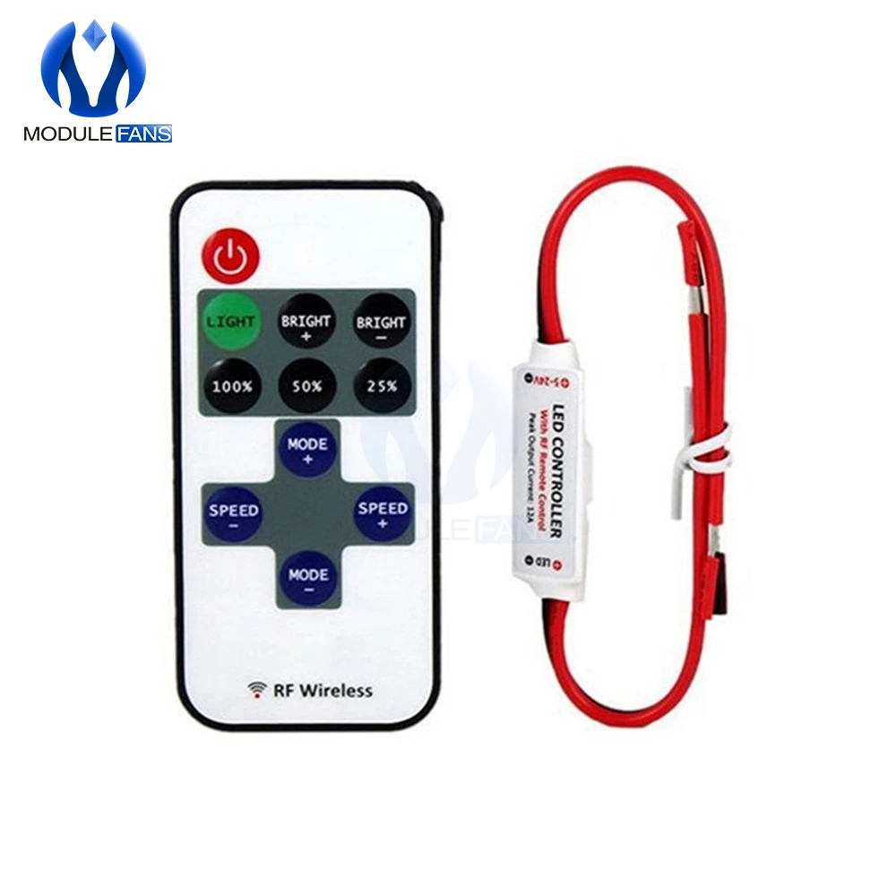 DC 12V RF Wireless Remote Switch Controller Dimmer for Remote Control Mini In-line LED Strip Light Diy Electronic Module Diy
DC 12V RF Wireless Remote Switch Controller Dimmer for Remote Control Mini In-line LED Strip Light Diy Electronic Module Diy