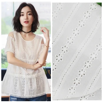 LASUI 2019 NEW 3 M=1 piece M0048 Cotton vertical stripes hollow skin-friendly beautiful cotton embroidery fabric
LASUI 2019 NEW 3 M=1 piece M0048 Cotton vertical stripes hollow skin-friendly beautiful cotton embroidery fabric