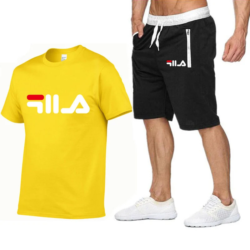 2019 Brand t shirt Men Sets Fashion Summer cotton short sleeve Sporting Suit T-shirt +shorts Mens 2 Pieces Sets casual clothing
2019 Brand t shirt Men Sets Fashion Summer cotton short sleeve Sporting Suit T-shirt +shorts Mens 2 Pieces Sets casual clothing