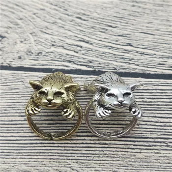 New Vintage Retro Sleeping Cat Rings Classic Adjustable Sleeping Cat Rings Women Cat Jewellery
New Vintage Retro Sleeping Cat Rings Classic Adjustable Sleeping Cat Rings Women Cat Jewellery