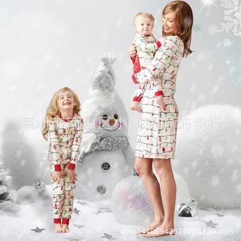 Family Christmas Pajamas Dress Mommy and Me Clothes Lights Printed Cotton Christmas Family Pijamas Big Sister Little Sister Pjs
Family Christmas Pajamas Dress Mommy and Me Clothes Lights Printed Cotton Christmas Family Pijamas Big Sister Little Sister Pjs
