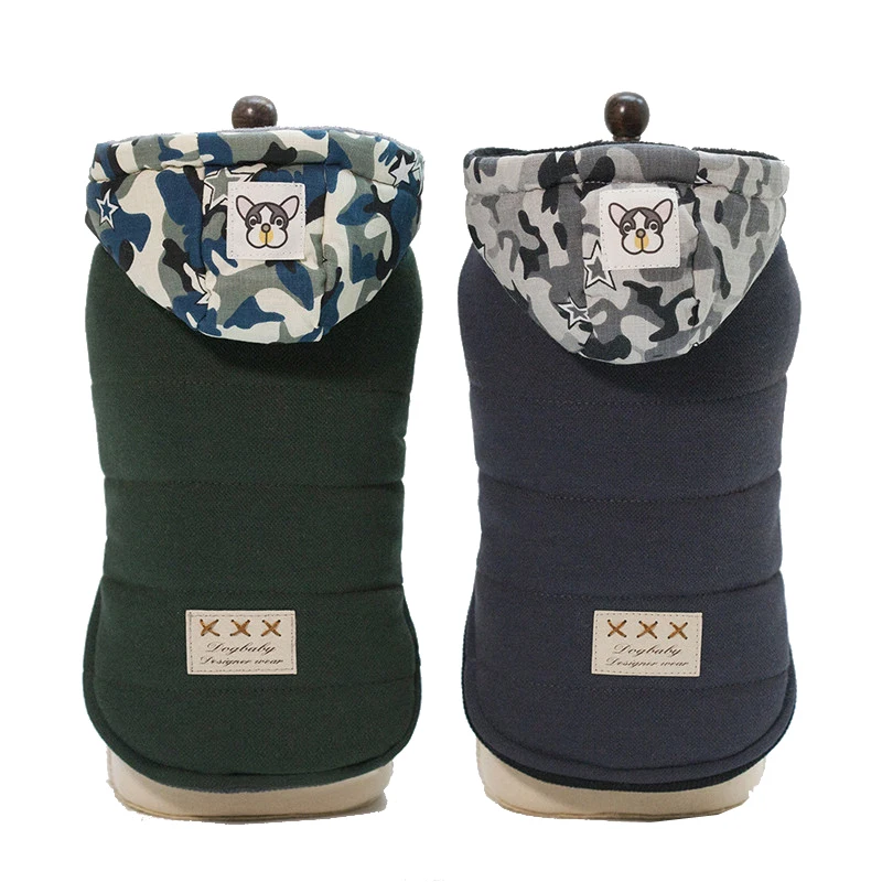Camouflage Pet Dog Hooded Coat Jacket Winter Warm Dog Clothes for Small Dogs Chihuahua Pug Clothing Soft Cotton Puppy Cat Outfit
Camouflage Pet Dog Hooded Coat Jacket Winter Warm Dog Clothes for Small Dogs Chihuahua Pug Clothing Soft Cotton Puppy Cat Outfit