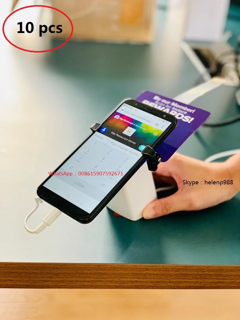 Mobile Phone Security Alarm Stand Tablet Display Holder with Clamp Gripper Cell phone Pad Burglar Alarm Retail Anti Theft Mount
Mobile Phone Security Alarm Stand Tablet Display Holder with Clamp Gripper Cell phone Pad Burglar Alarm Retail Anti Theft Mount