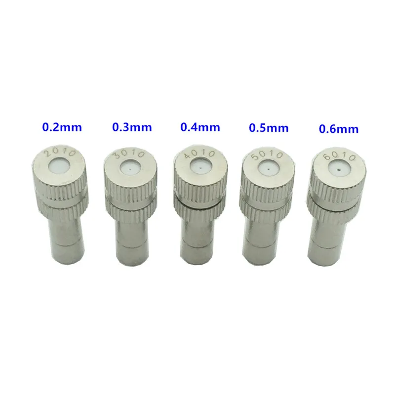A098 100pcs Stainless Steel Fog Mist Nozzle with 6mm Interface Garden Adjustable Low Pressure Spray Misting Nozzle 100 Pcs
A098 100pcs Stainless Steel Fog Mist Nozzle with 6mm Interface Garden Adjustable Low Pressure Spray Misting Nozzle 100 Pcs