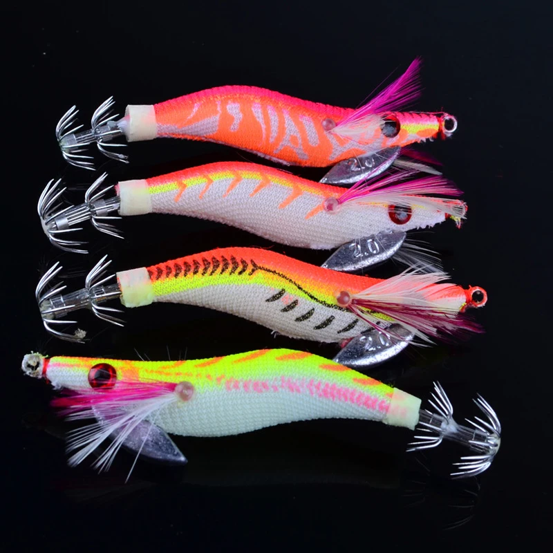 Outdoor Fishing 4pc Fishing Lure Squid Jigs Exported to Usa Market Fishing Tackle 26.5g/13.5cm Fishing Bait Hot
Outdoor Fishing 4pc Fishing Lure Squid Jigs Exported to Usa Market Fishing Tackle 26.5g/13.5cm Fishing Bait Hot