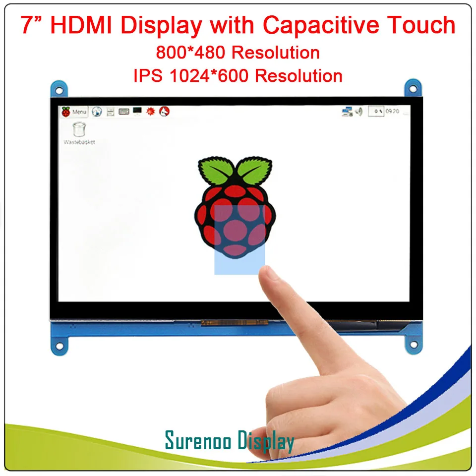 

7.0 inch 800*480 1024*600 IPS Capacitive Touch Panel TFT LCD Module Screen Display for Raspberry Pi 3 B+